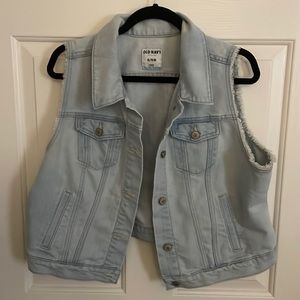 Old navy jean vest
